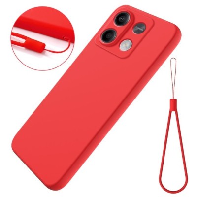 Xiaomi Redmi Note 13 5G Shell kõva silikoon (TPU) tagakaane punane - ümbris | Priedai.lt