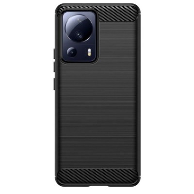 Xiaomi Lite 13 "Carbon" kõva silikoon (TPU) tagakaane must - ümbris | Priedai.lt