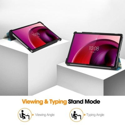 Lenovo Tab M11 (TB330FU) väljapööratav värviline "Sakura" ümbris - brošüür | Priedai.lt