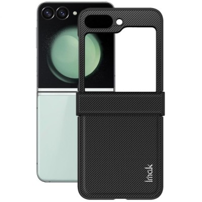 Samsung Galaxy Flip7 FE / Flip6 Imak Fiber must plastikust korpus - taga | Priedai.lt