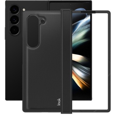 Samsung Galaxy Fold6 5G (SM-F956B) Imak Fiber must plastikust korpus - taga | Priedai.lt