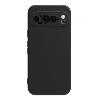 Google Pixel 9 Pro Shell kõva silikoon (TPU) tagakaane must - ümbris | Priedai.lt