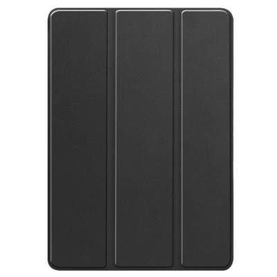 Xiaomi Redmi Pad Pro (Poco Pad) ülespööratav must nahast ümbris - märkmik, kus on koht pliiatsi jaoks | Priedai.lt