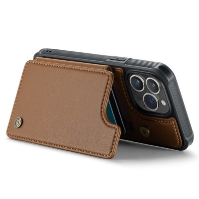 Apple iPhone 15 Pro „CaseMe“ Wallet pruun korpus - taga | Priedai.lt