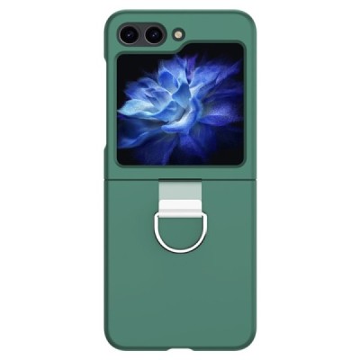 Samsung Galaxy Flip7 FE / Flip6 „Ring“ plastikust roheline korpus - taga | Priedai.lt