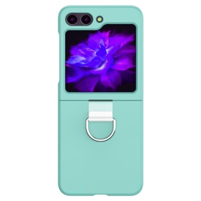 Samsung Galaxy Flip7 FE / Flip6 „Ring“ plastikust piparmünt korpus - taga | Priedai.lt