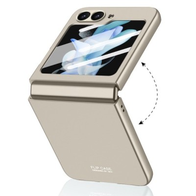 Samsung Galaxy Flip7 FE / Flip6 GKK Creative plastikust kuldne korpus - taga | Priedai.lt