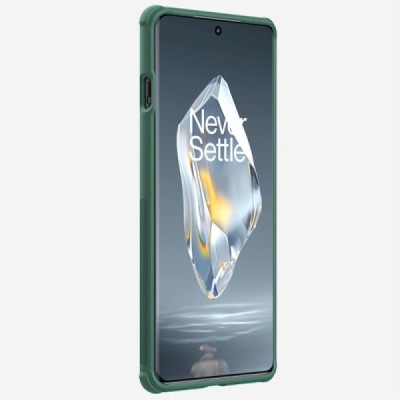 OnePlus 12R (Ace 3) „Nillkin“ Frosted Shield Pro Magnetic roheline korpus, taga | Priedai.lt