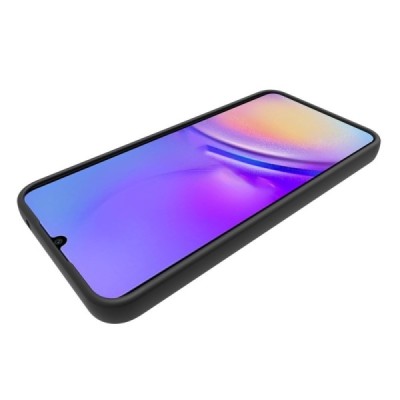 Samsung Galaxy A35 5G (SM-A356E) kõva silikoon (TPU) tagakaane must - ümbris | Priedai.lt