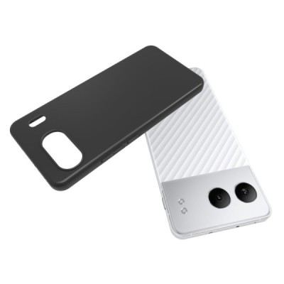 OnePlus Nord 4 kõva silikoon (TPU) tagakaane must - ümbris | Priedai.lt