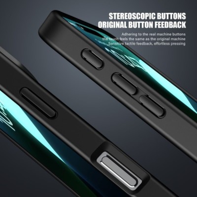 Apple iPhone 16 Pro "IPAKY" Matt läbipaistev silikoonist ümbris musta raamiga | Priedai.lt