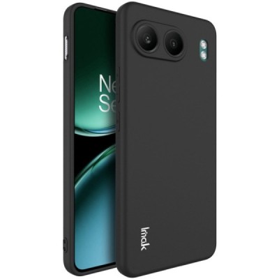 OnePlus Nord 4 „Imak“ kõvast silikoonist TPU must ümbris - taga | Priedai.lt