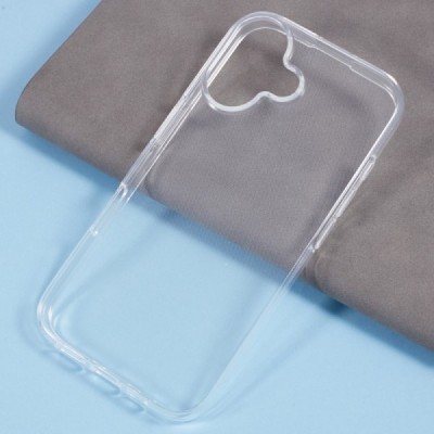 Apple iPhone 16 Plus kõva silikoon (TPU) tagakaane läbipaistev - ümbris | Priedai.lt