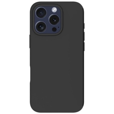 Apple iPhone 16 Pro Max kõva silikoon (TPU) tagakaane must - ümbris | Priedai.lt
