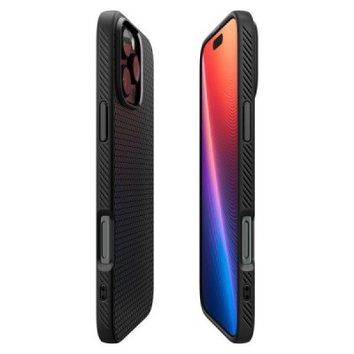 "Spigen" Liquid Air Apple iPhone 16 Pro must kaaned - ümbris | Priedai.lt