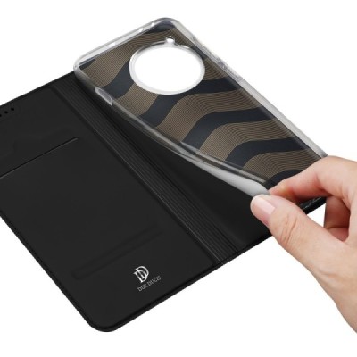 OnePlus 12R (Ace 3) "Dux Ducis" Skin nahk must kaaned - rahakott | Priedai.lt