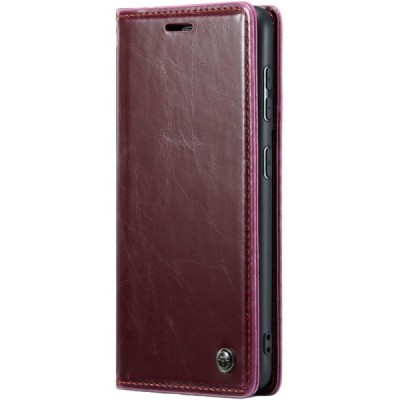 Apple iPhone 16 Plus CaseMe Leather tahke nahk kaaned - burgundia | Priedai.lt