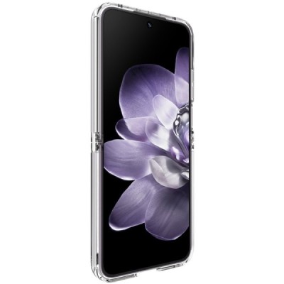 Xiaomi Mix Flip 5G "Imak" kõva silikoonist TPU läbipaistev ümbris - taga | Priedai.lt