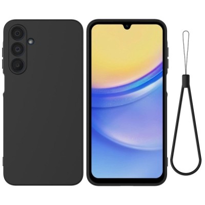 Samsung Galaxy A16 "Shell" kõva silikoon (TPU) tagakaane must - ümbris | Priedai.lt