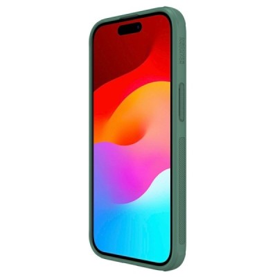 Apple iPhone 15 „Nillkin“ Frosted Shield Pro žalias dėklas - nugarėlė | Priedai.lt