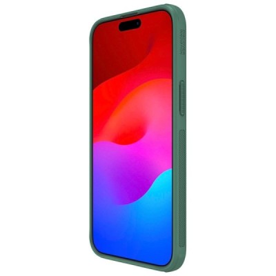 Apple iPhone 15 Pro „Nillkin“ Frosted Shield Pro žalias dėklas - nugarėlė | Priedai.lt