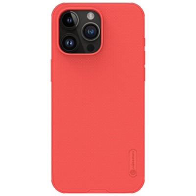 Apple iPhone 15 Pro Max „Nillkin“ Frosted Shield Pro raudonas dėklas - nugarėlė | Priedai.lt