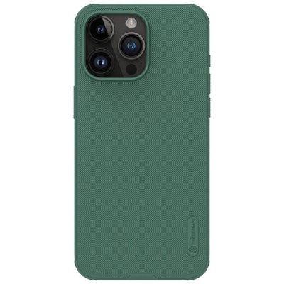 Apple iPhone 15 Pro Max „Nillkin“ Frosted Shield Pro žalias dėklas - nugarėlė | Priedai.lt