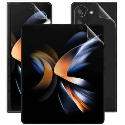Samsung Galaxy Fold5 5G (SM-F946B) apsauginė skaidri (pilnai dengianti) ekrano ir nugarėlės plėvelė | Priedai.lt