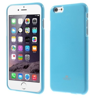 Apple iPhone 6 Plus (6s Plus) šviesiai mėlynas (žydras) Mercury kieto silikono (TPU) dėklas / Priedai.lt