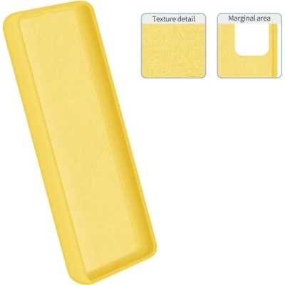 Nokia C31 Shell kieto silikono TPU geltonas dėklas - nugarėlė | Priedai.lt