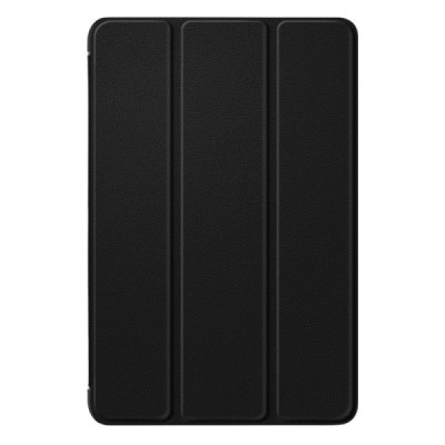 Samsung Galaxy Tab A11+ / A9+ atverčiamas juodas odinis dėklas - knygutė | Priedai.lt