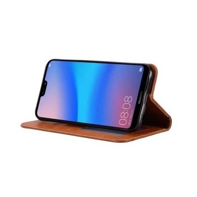 Prabangus „Comma“ odinis atverčiamas juodas Huawei P smart 2019 (Honor 10 Lite) dėklas | Priedai.lt