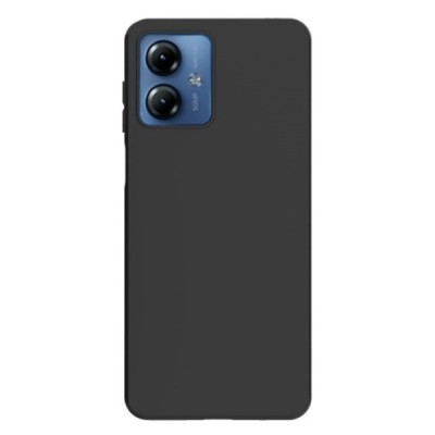 Motorola Moto G14 kieto silikono TPU juodas dėklas - nugarėlė | Priedai.lt