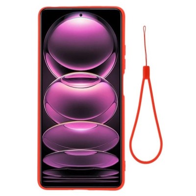 Xiaomi Redmi Note 12 Pro+ 5G Shell kieto silikono TPU raudonas dėklas - nugarėlė | Priedai.lt