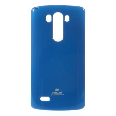 LG G3 D855 Mercury mėlynas kieto silikono tpu dėklas - nugarėlė / Priedai.lt