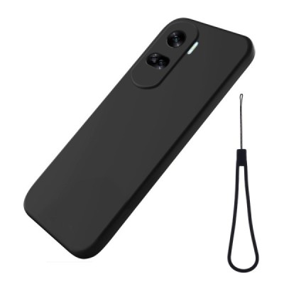 Huawei Honor 90 Lite (X50i) Shell kieto silikono (TPU) dėklas juodas - nugarėlė | Priedai.lt