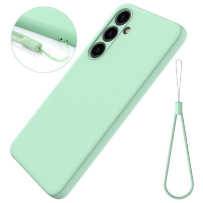Samsung Galaxy S24+ (SM-S926) Shell kieto silikono (TPU) dėklas žalias - nugarėlė | Priedai.lt